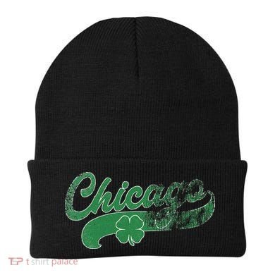 Chicago Shamrock St. Patrick's Day Saint Paddy's Irish Beanie