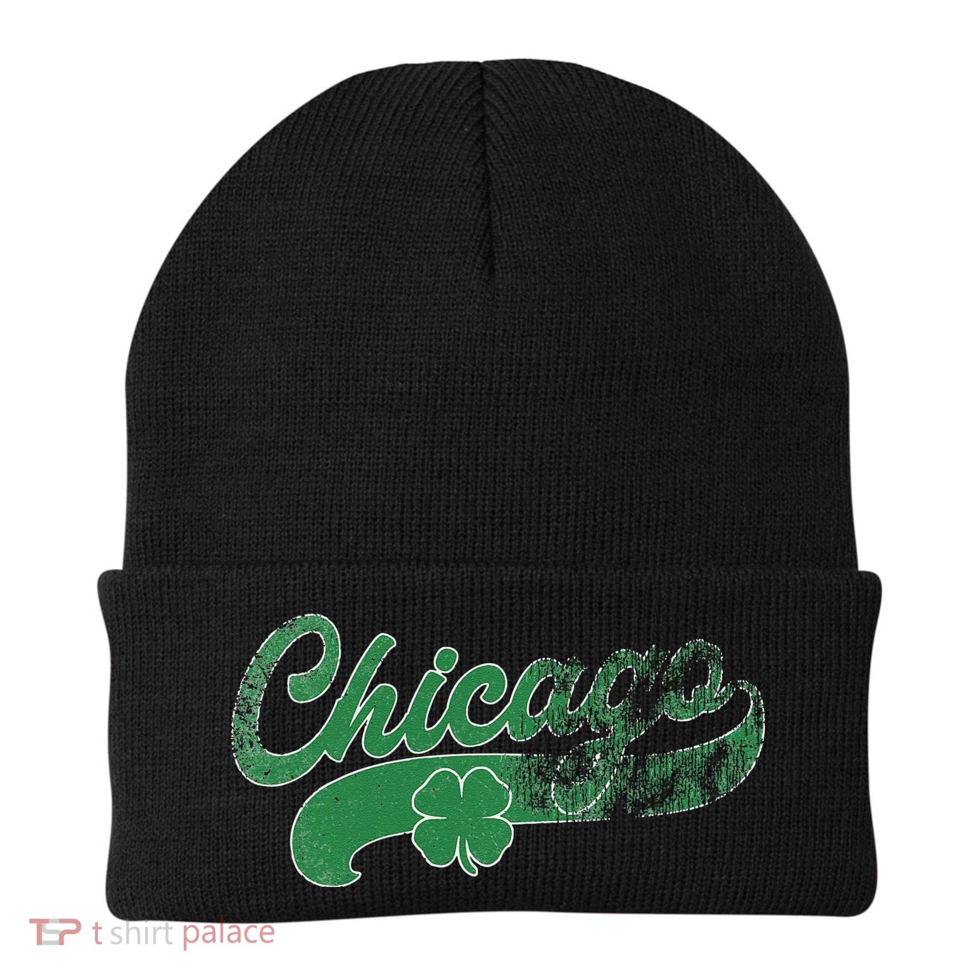 Chicago Shamrock St. Patrick's Day Saint Paddy's Irish Beanie