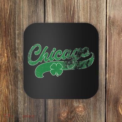 Chicago Shamrock St. Patrick's Day Saint Paddy's Irish Coaster