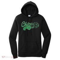 Chicago Shamrock St. Patrick's Day Saint Paddy's Irish Women's Hoodie thumb 0