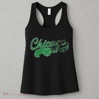 Chicago Shamrock St. Patrick's Day Saint Paddy's Irish Women's Tank Top thumb 3