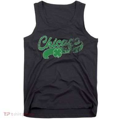 Chicago Shamrock St. Patrick's Day Saint Paddy's Irish Tank Top