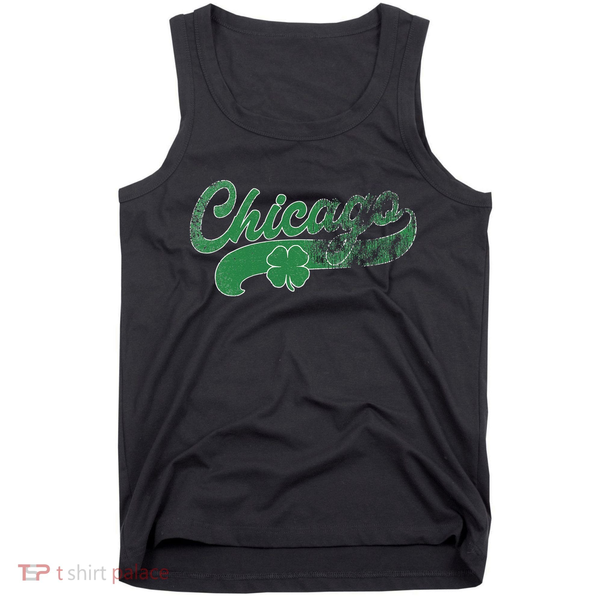 Chicago Shamrock St. Patrick's Day Saint Paddy's Irish Tank Top