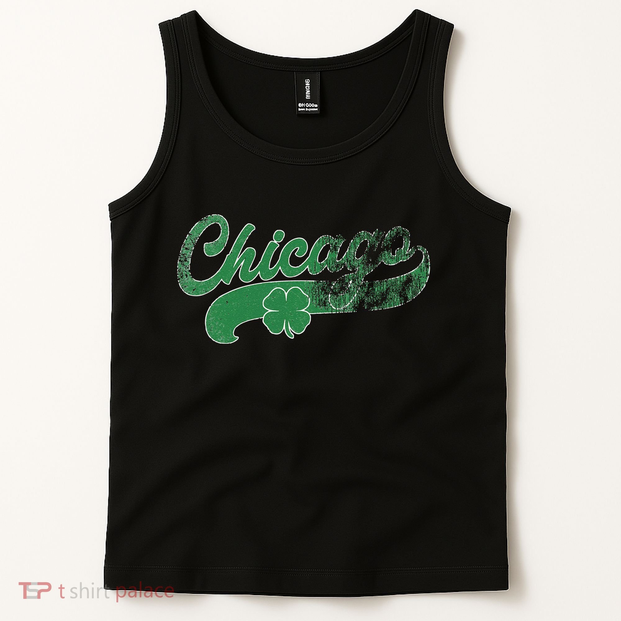 Chicago Shamrock St. Patrick's Day Saint Paddy's Irish Tank Top