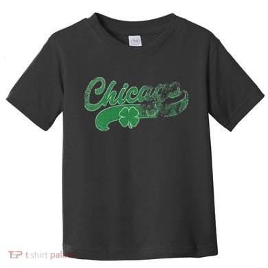 Chicago Shamrock St. Patrick's Day Saint Paddy's Irish Toddler T-Shirt