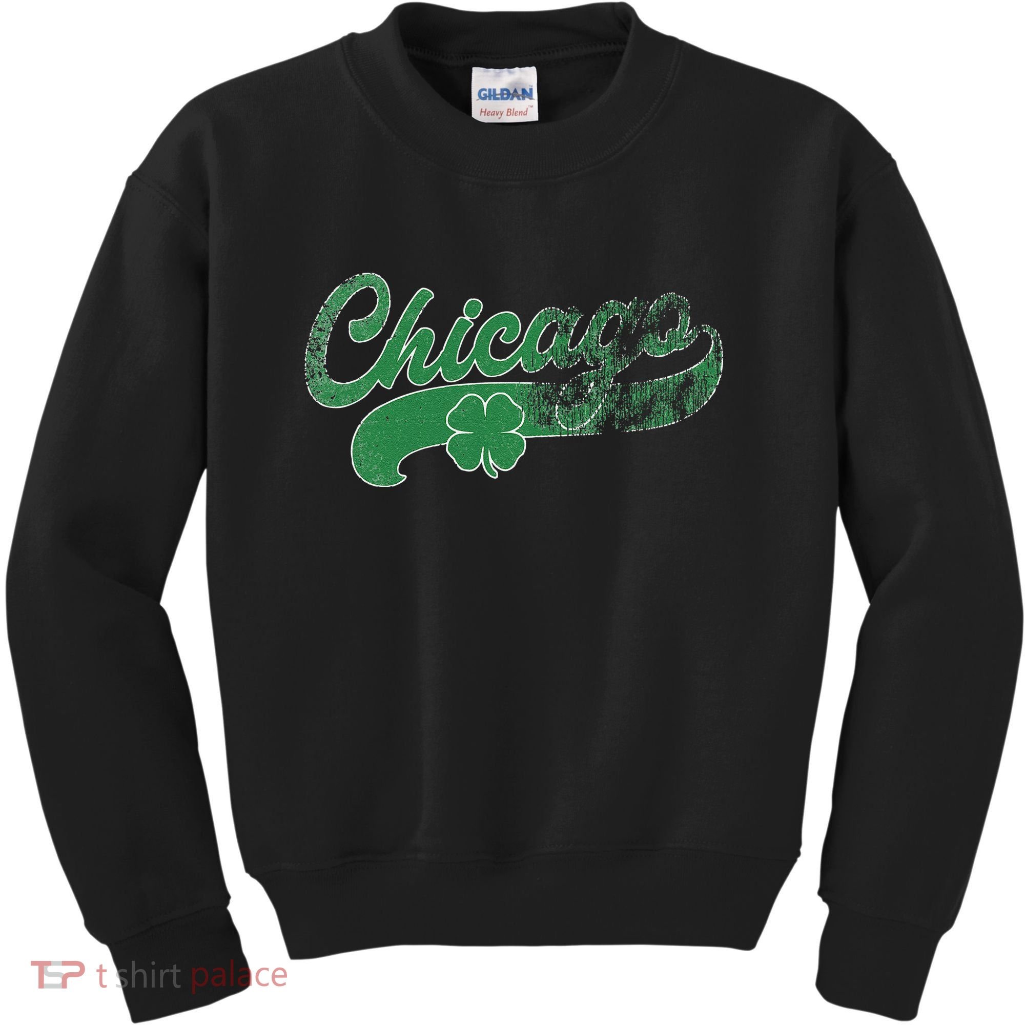 Chicago Shamrock St. Patrick's Day Saint Paddy's Irish Kids Sweatshirt