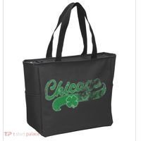 Chicago Shamrock St. Patrick's Day Saint Paddy's Irish Tote Bag thumb 2