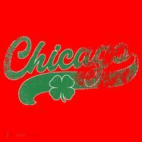Chicago Shamrock St. Patrick's Day Saint Paddy's Irish Santa Hat thumb 1