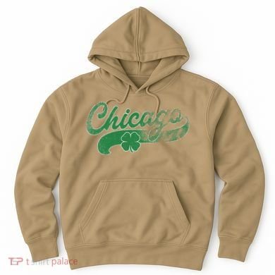 Chicago Shamrock St. Patrick's Day Saint Paddy's Irish Hoodie