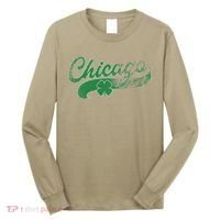 Chicago Shamrock St. Patrick's Day Saint Paddy's Irish Long Sleeve Shirt thumb 0