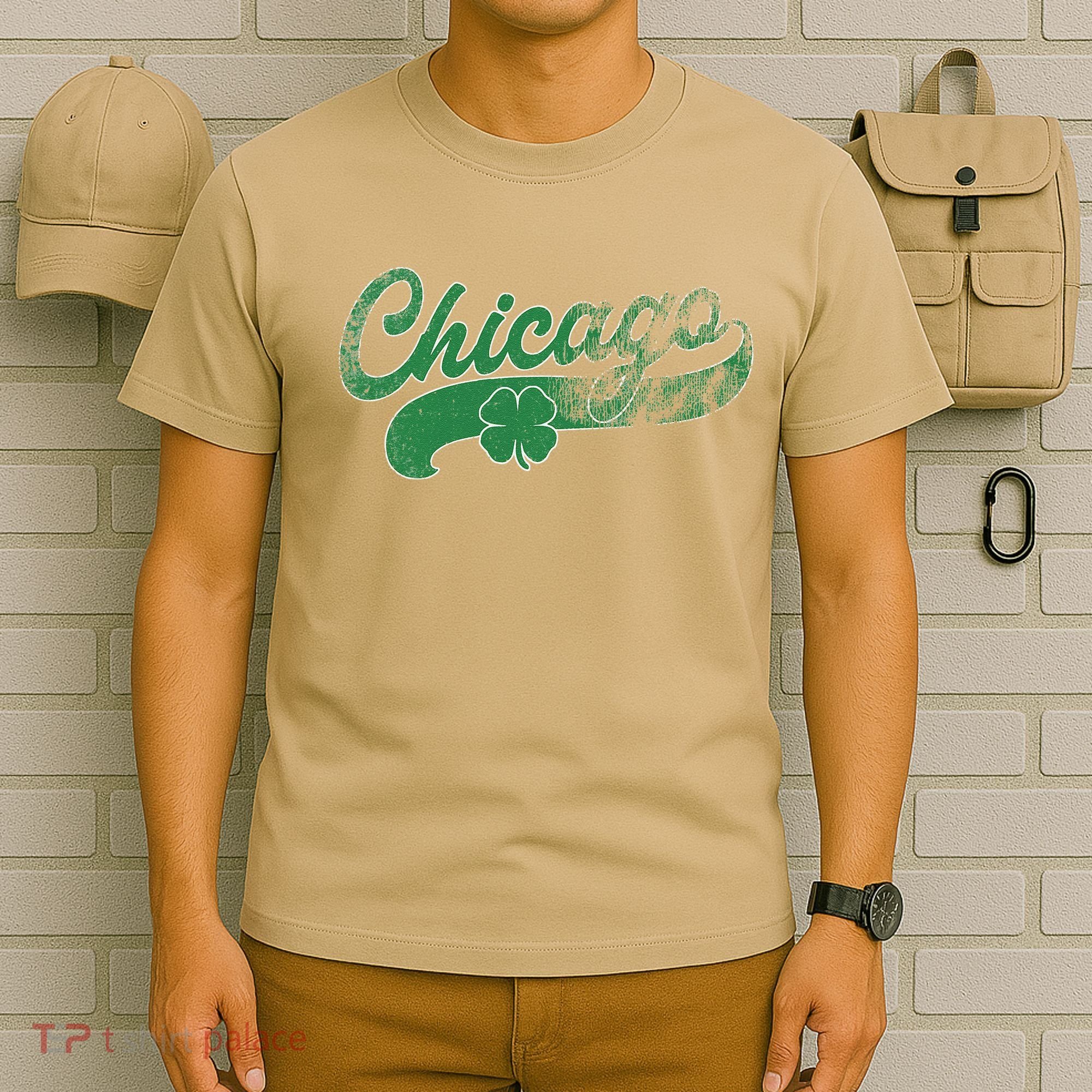 Chicago Shamrock St. Patrick's Day Saint Paddy's Irish T-Shirt