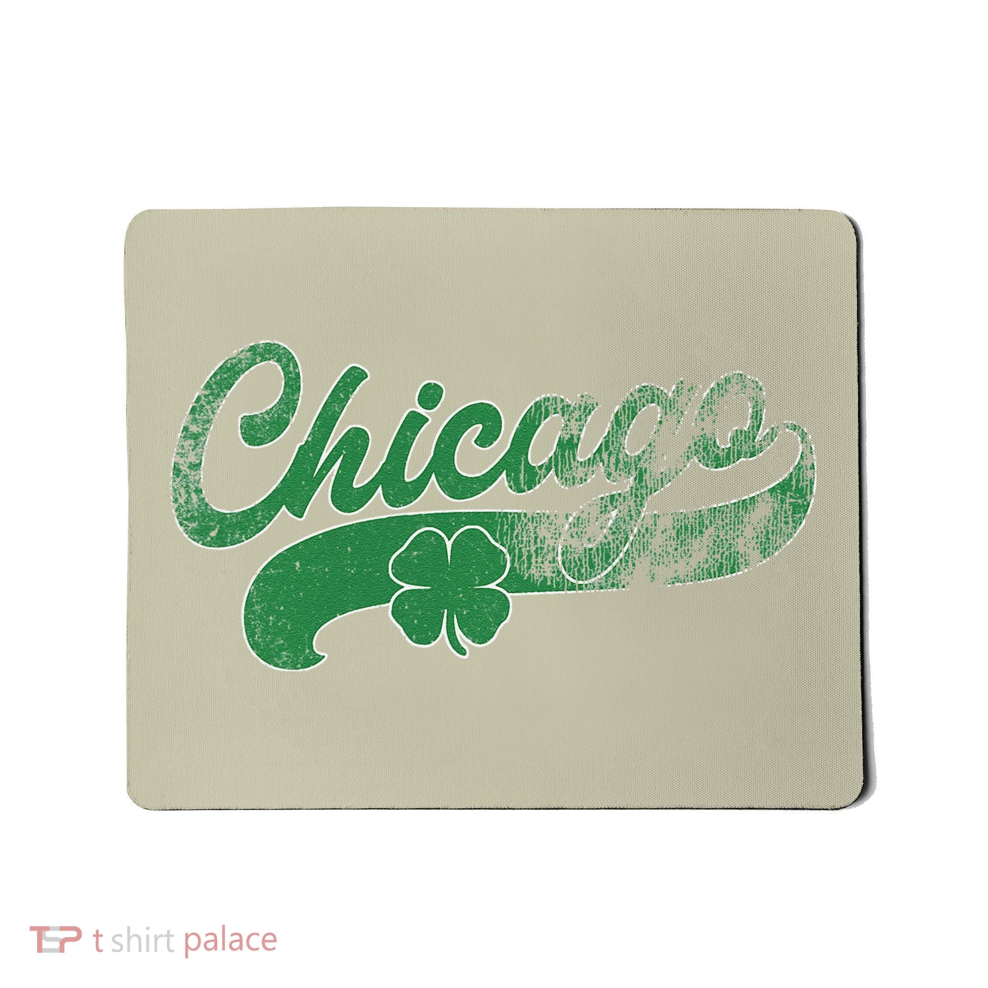 Chicago Shamrock St. Patrick's Day Saint Paddy's Irish Mousepad