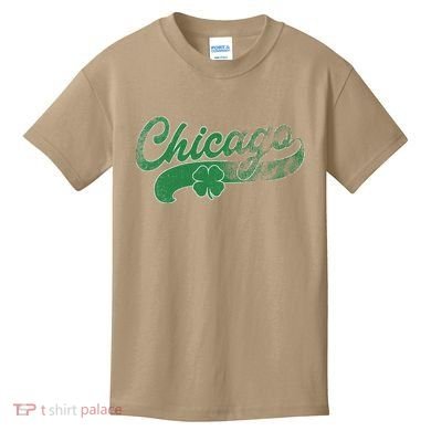 Chicago Shamrock St. Patrick's Day Saint Paddy's Irish Kids T-Shirt