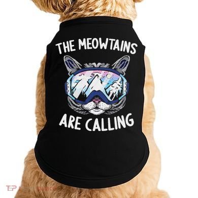 Cool Snowboard Ski Lover Mountain Skier Doggie Tank