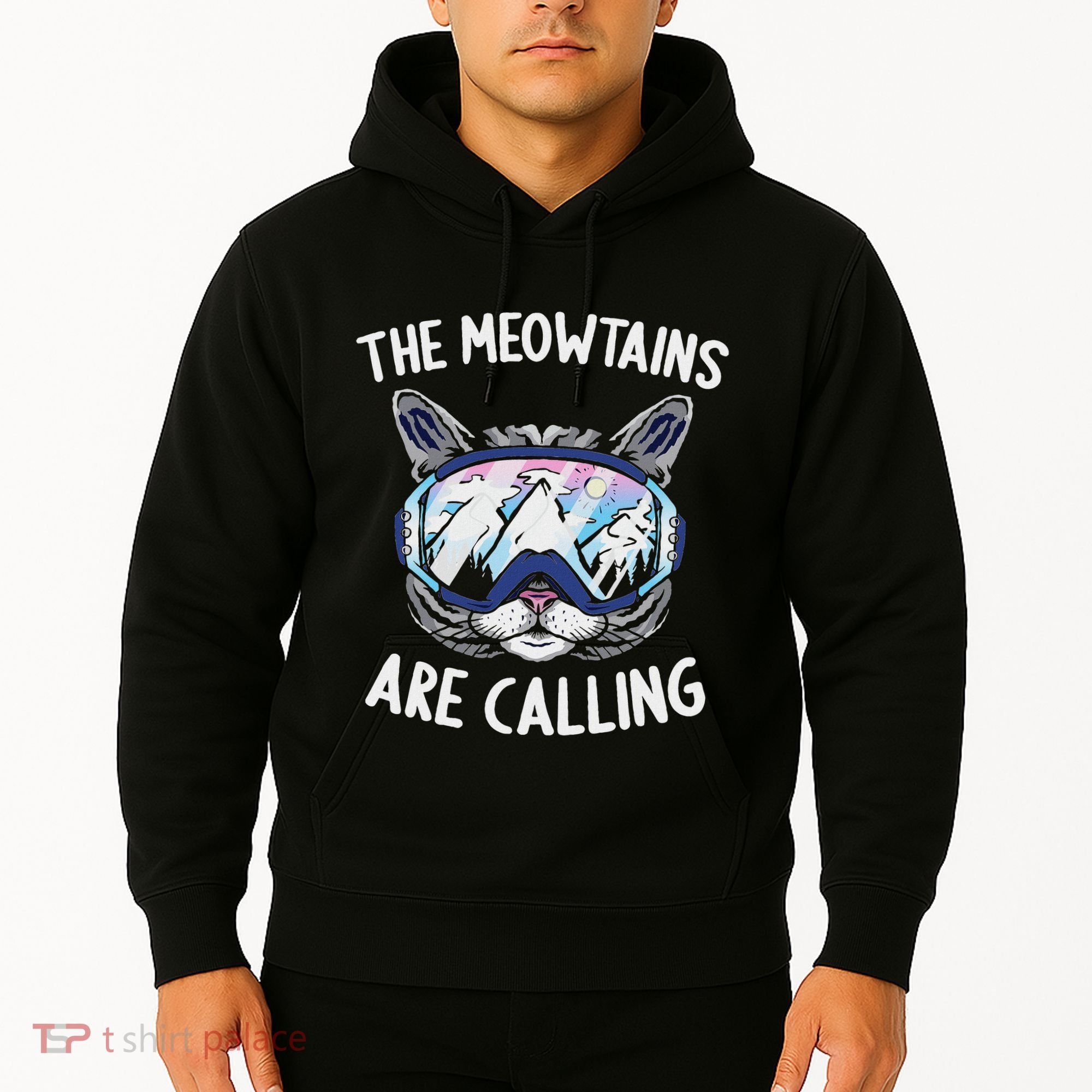 Cool Snowboard Ski Lover Mountain Skier Hoodie