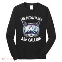 Cool Snowboard Ski Lover Mountain Skier Long Sleeve Shirt thumb 0