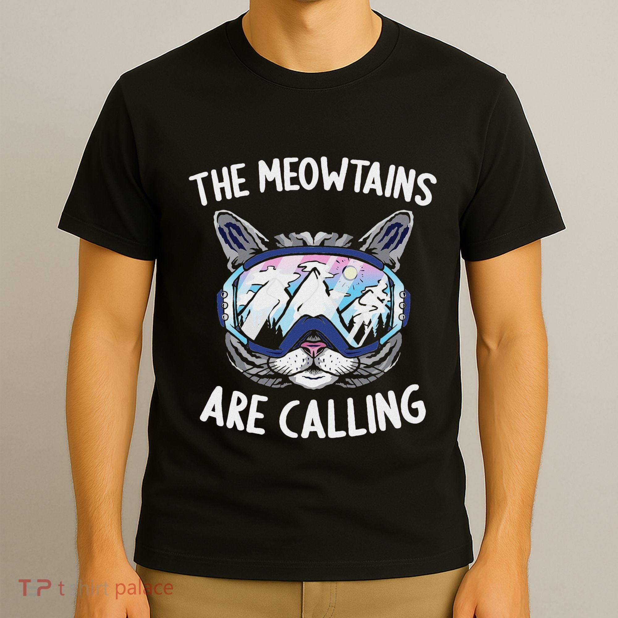Cool Snowboard Ski Lover Mountain Skier T-Shirt
