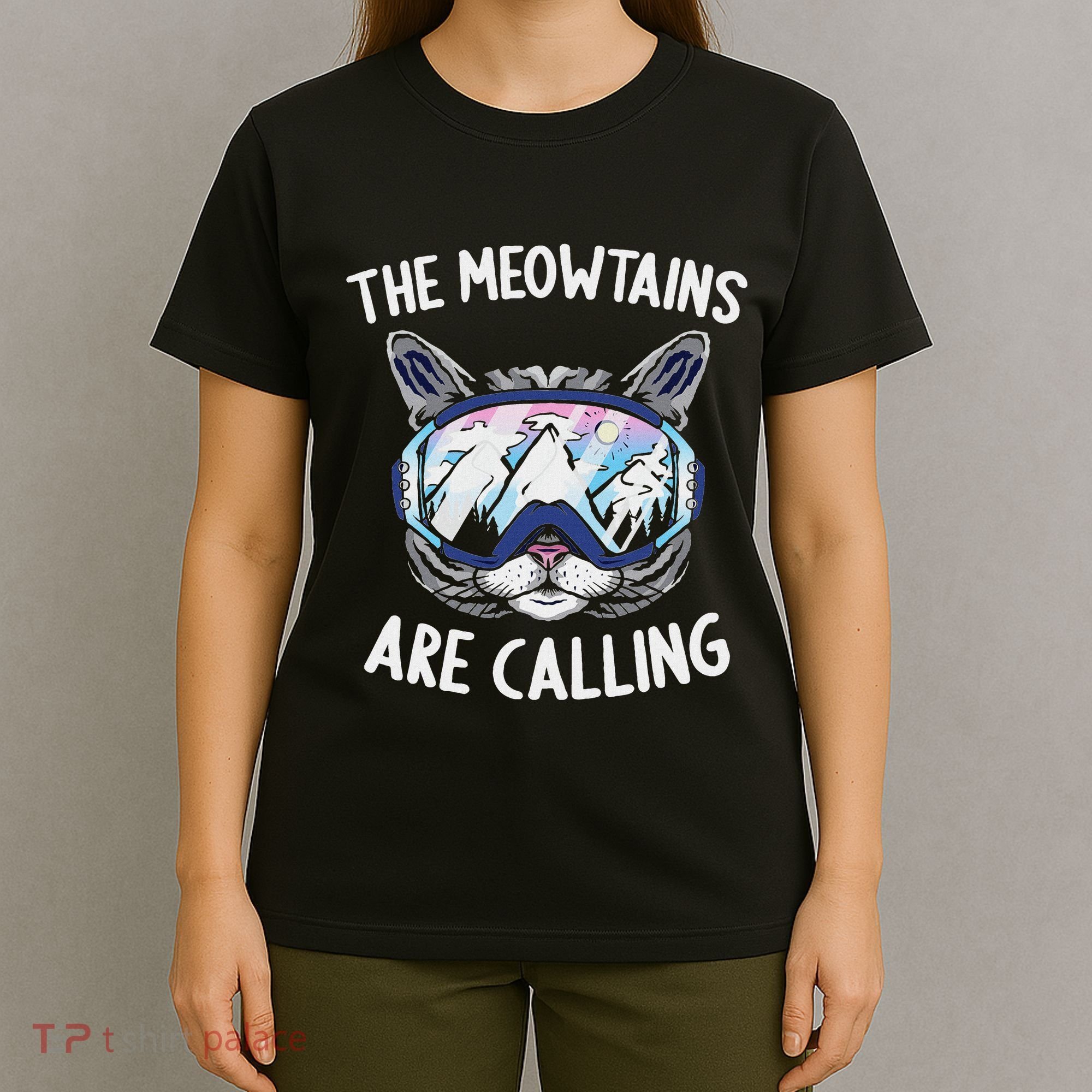 Cool Snowboard Ski Lover Mountain Skier T-Shirt