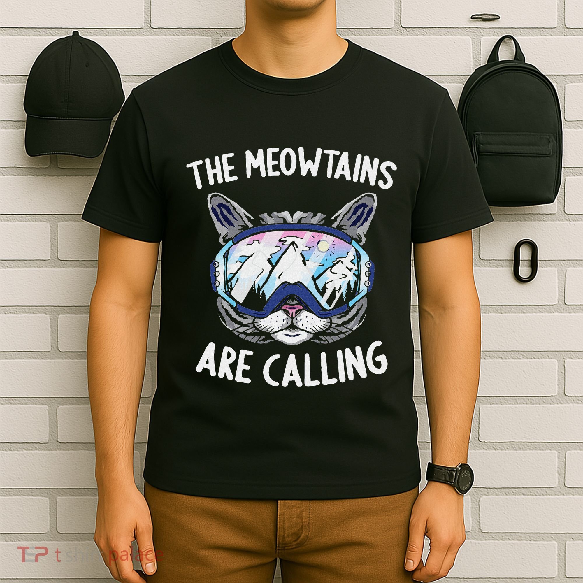 Cool Snowboard Ski Lover Mountain Skier T-Shirt