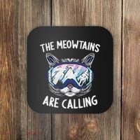 Cool Snowboard Ski Lover Mountain Skier Coaster thumb 0