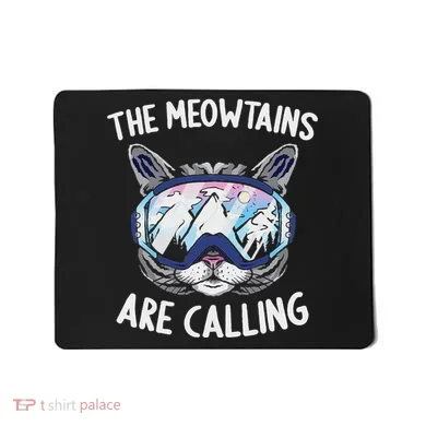 Cool Snowboard Ski Lover Mountain Skier Mousepad