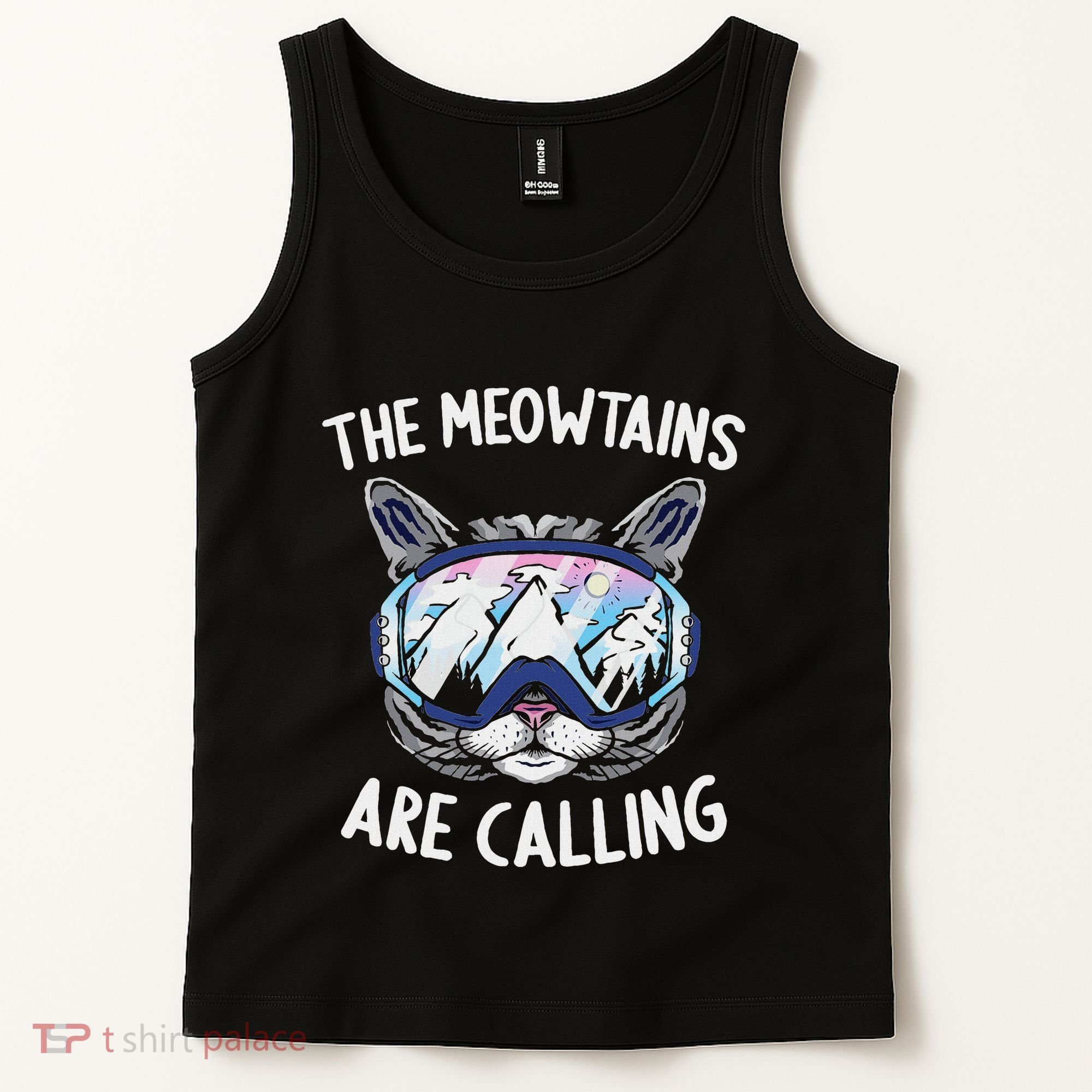 Cool Snowboard Ski Lover Mountain Skier Tank Top