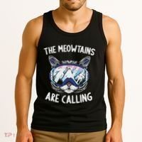Cool Snowboard Ski Lover Mountain Skier Tank Top thumb 3