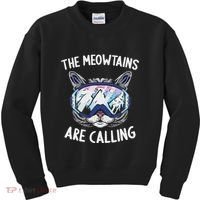 Cool Snowboard Ski Lover Mountain Skier Kids Sweatshirt thumb 0