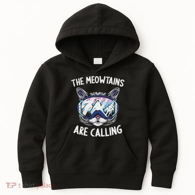 Cool Snowboard Ski Lover Mountain Skier Kids Hoodie