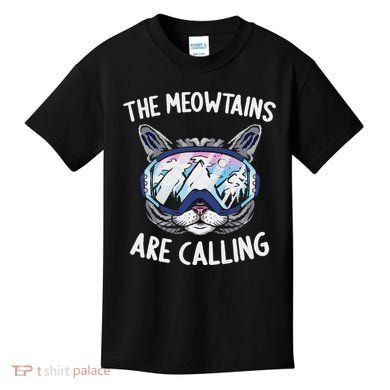 Cool Snowboard Ski Lover Mountain Skier Kids T-Shirt