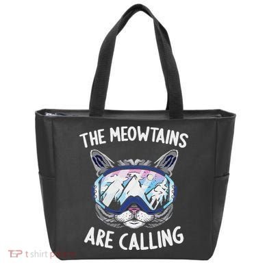 Cool Snowboard Ski Lover Mountain Skier Tote Bag