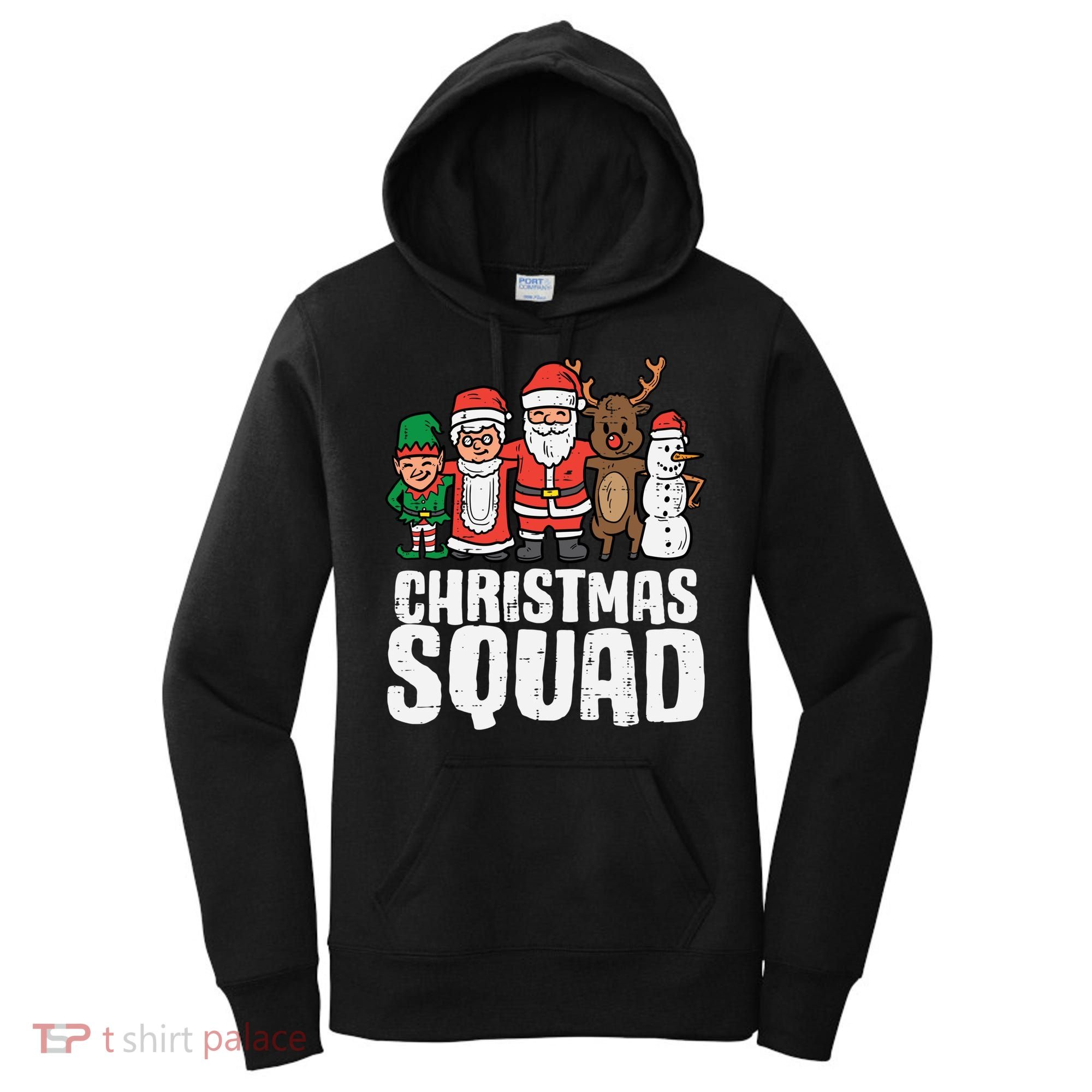 Christmas Squad Santa Xmas Family Boys Girls Cute Gift Women's Hoodie