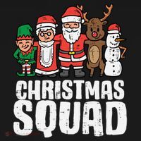 Christmas Squad Santa Xmas Family Boys Girls Cute Gift Women's Hoodie thumb 2