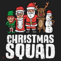 Christmas Squad Santa Xmas Family Boys Girls Cute Gift Hat thumb 2