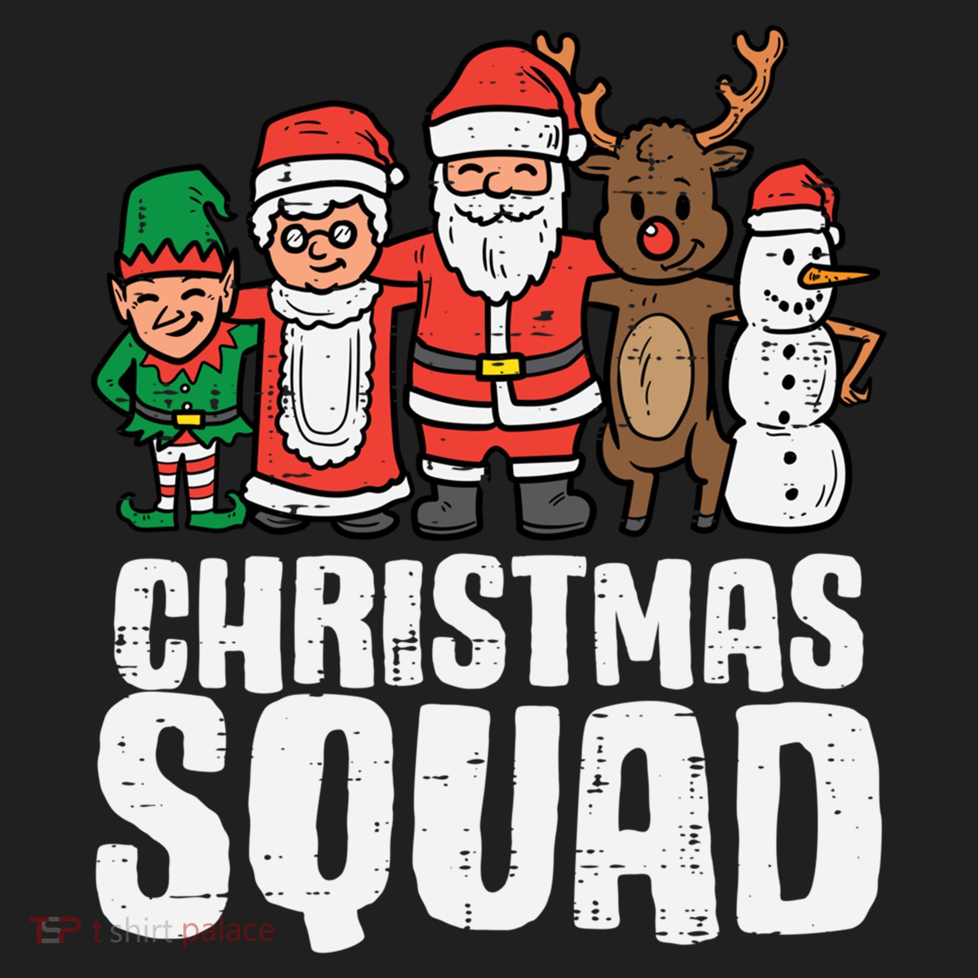 Christmas Squad Santa Xmas Family Boys Girls Cute Gift Hat