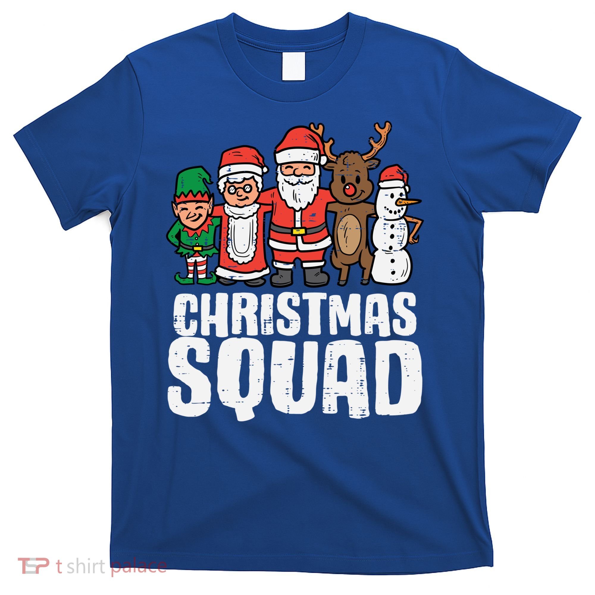 Christmas Squad Santa Xmas Family Boys Girls Cute Gift T-Shirt