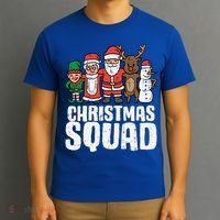 Christmas Squad Santa Xmas Family Boys Girls Cute Gift T-Shirt thumb 3