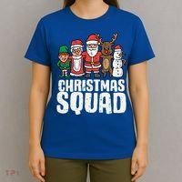 Christmas Squad Santa Xmas Family Boys Girls Cute Gift T-Shirt thumb 4