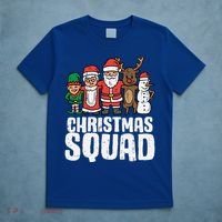 Christmas Squad Santa Xmas Family Boys Girls Cute Gift T-Shirt thumb 5