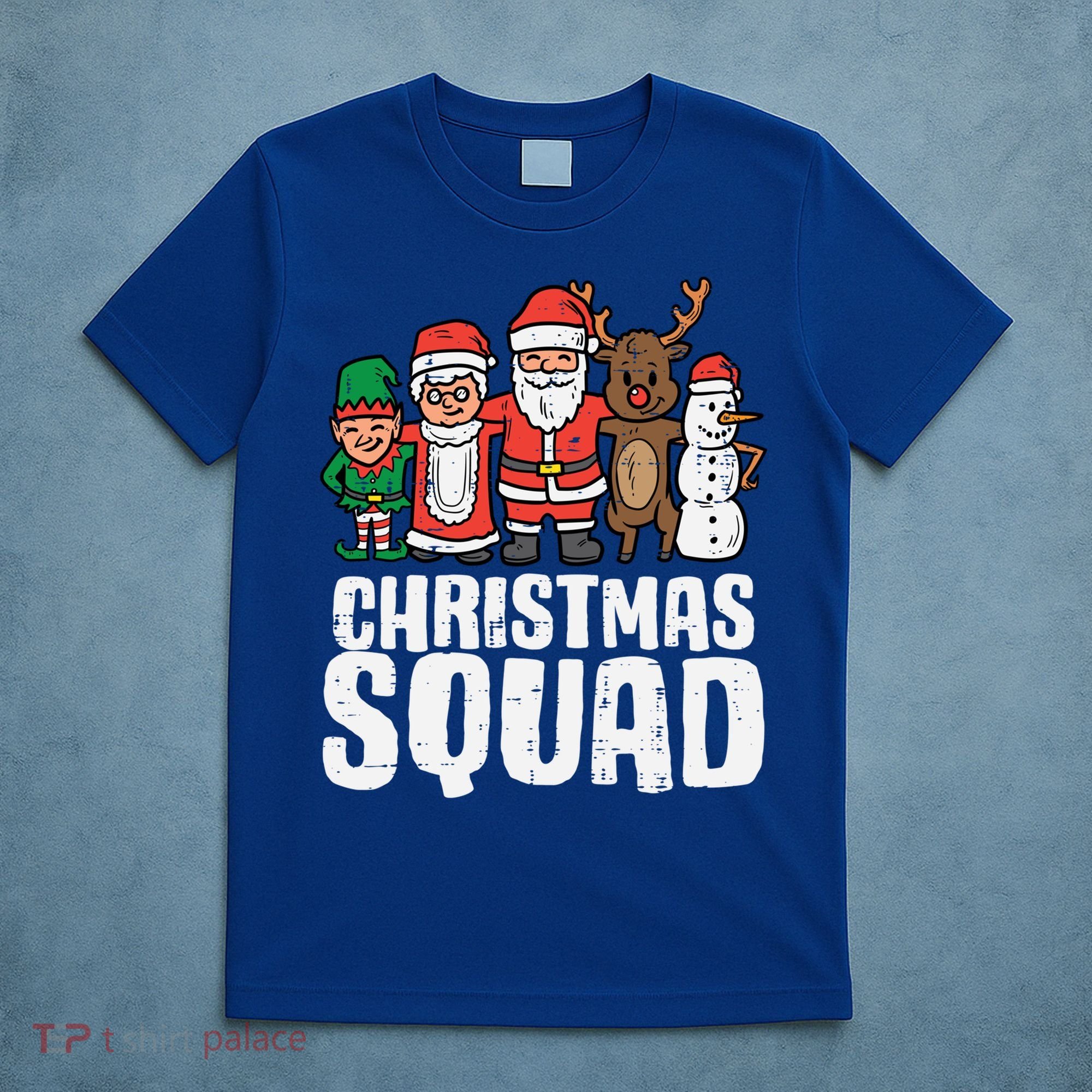Christmas Squad Santa Xmas Family Boys Girls Cute Gift T-Shirt