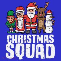 Christmas Squad Santa Xmas Family Boys Girls Cute Gift Mousepad thumb 1