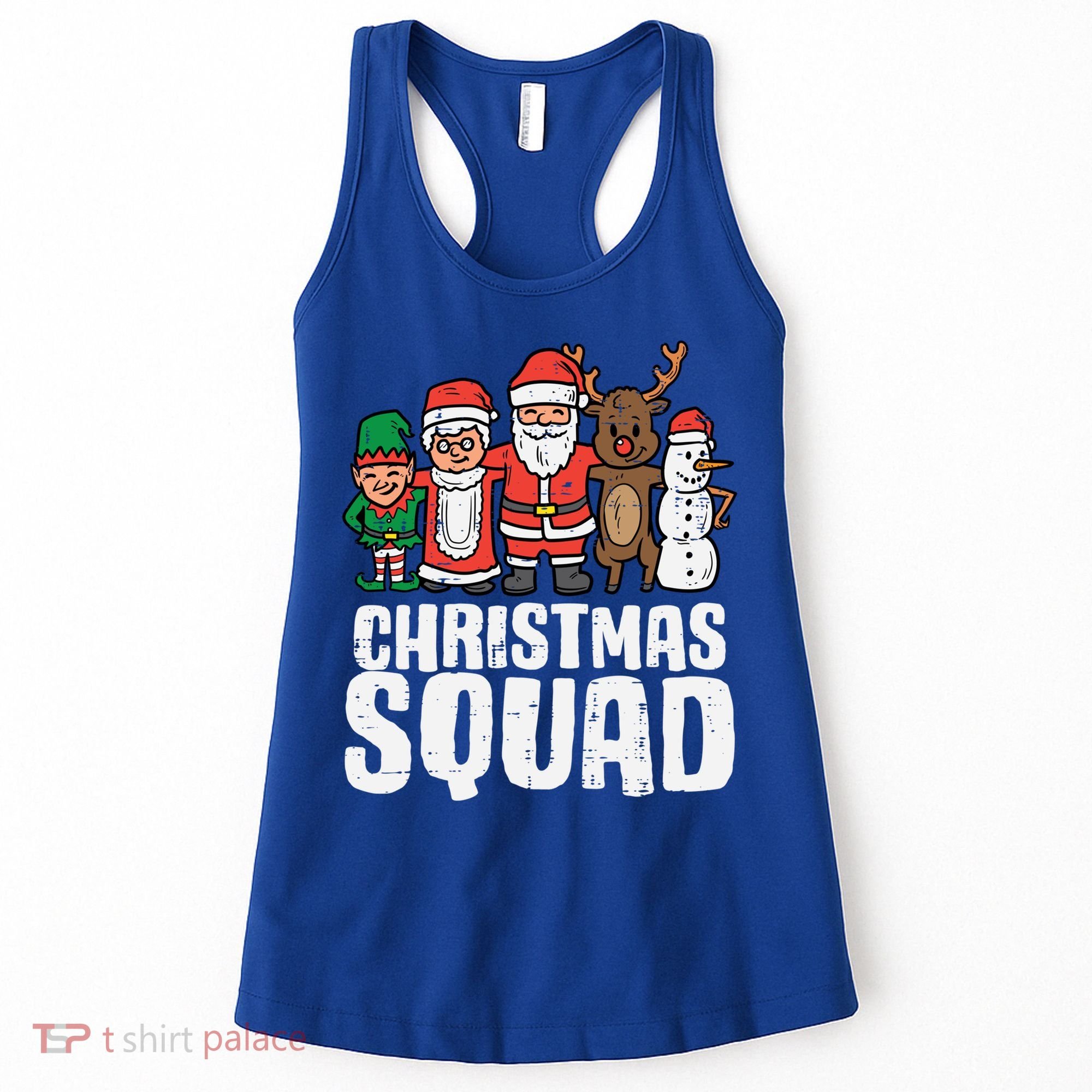 Christmas Squad Santa Xmas Family Boys Girls Cute Gift Women's Tank Top