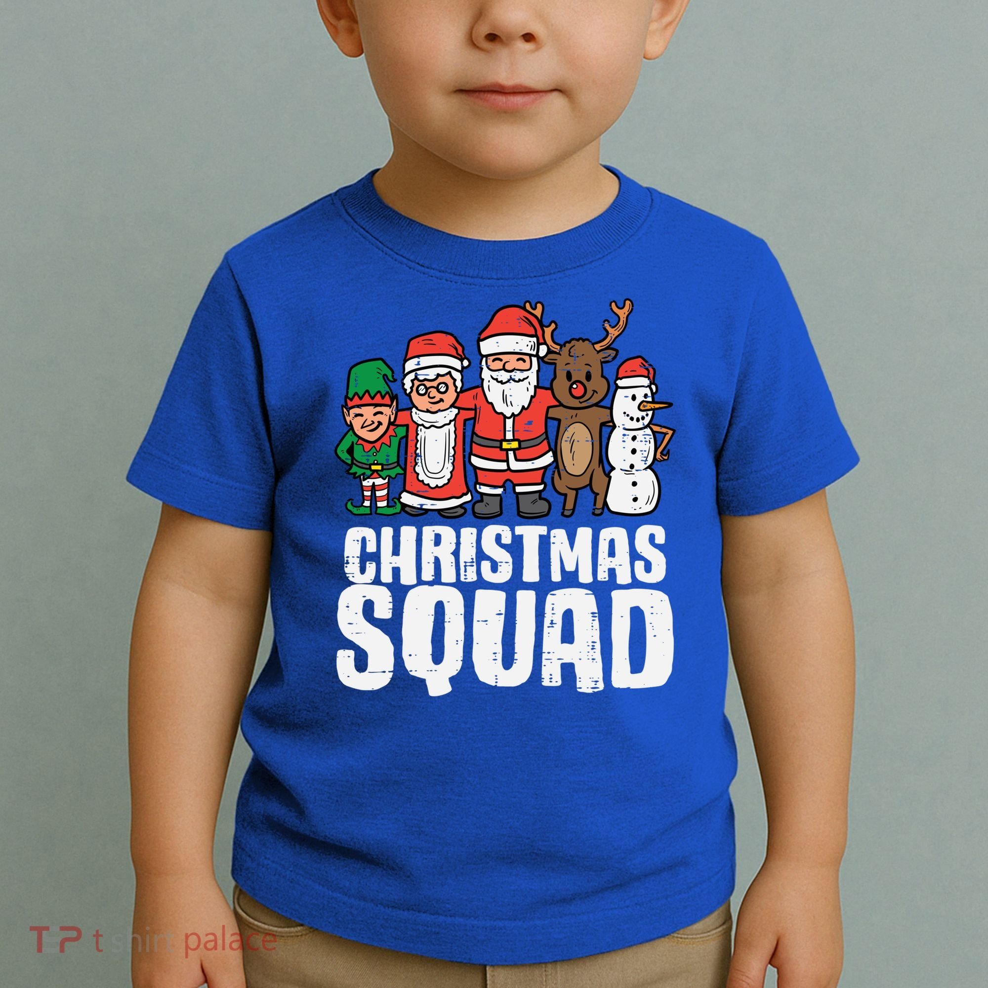 Christmas Squad Santa Xmas Family Boys Girls Cute Gift Toddler T-Shirt