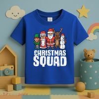 Christmas Squad Santa Xmas Family Boys Girls Cute Gift Toddler T-Shirt thumb 3