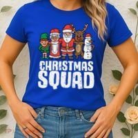 Christmas Squad Santa Xmas Family Boys Girls Cute Gift Women's T-Shirt thumb 2