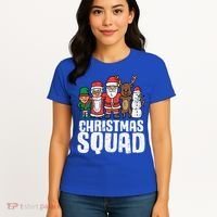 Christmas Squad Santa Xmas Family Boys Girls Cute Gift Women's T-Shirt thumb 4