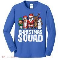 Christmas Squad Santa Xmas Family Boys Girls Cute Gift Kids Long Sleeve Shirt thumb 0