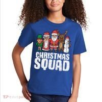 Christmas Squad Santa Xmas Family Boys Girls Cute Gift Kids T-Shirt thumb 2
