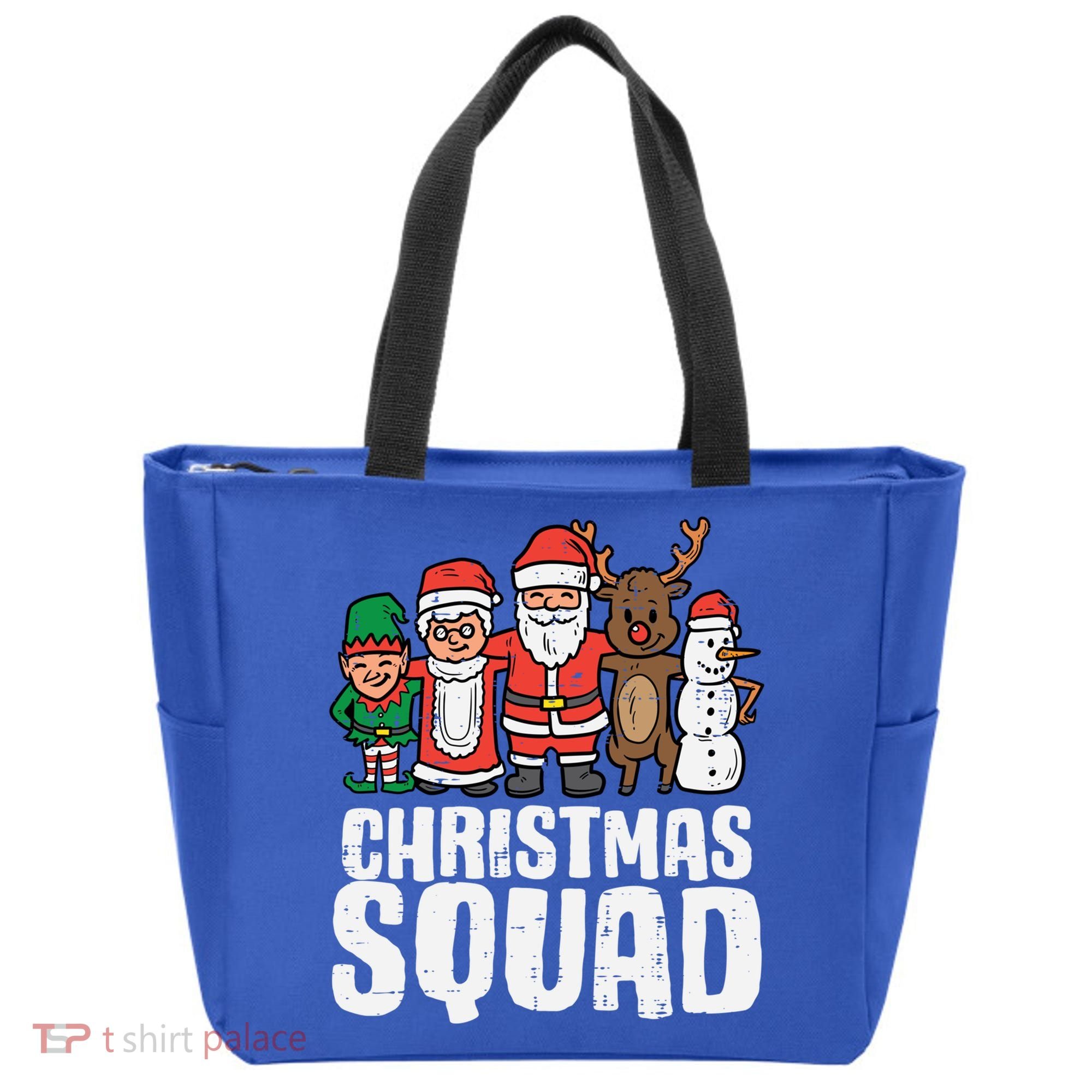 Christmas Squad Santa Xmas Family Boys Girls Cute Gift Tote Bag