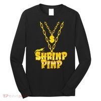 Cherry Shrimp Shrimp Pimp Necklace Funny Aquarium Jewelry Long Sleeve Shirt thumb 0
